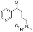 4-甲基亚硝胺基-1-3-吡啶基-1-丁酮(NNK)结构式