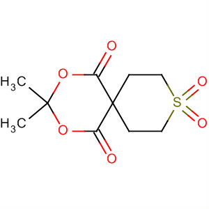 3,3-DIMETHYL-2,4-DIOXA-9LAMBDA6-THIASPIRO[5.5]UNDECANE-1,5,9,9-TETRAONE结构式