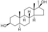 17Α-甲基-5Α-雄甾-3Β,17Β-二醇结构式