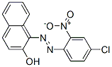 Structure of 1-[(4-chloro-2-nitrophenyl)azo]-2-naphthol