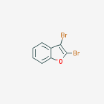 Benzofuran, 2,3-dibromo-结构式