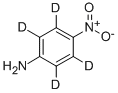 Structure of 4-NITROANILINE (RING-D4)
