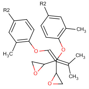 Structure of Oxirane,2,2'-[(1-methylethylidene)bis[(2-methyl-4,1-phenylene)oxymethylene]]bis-