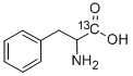 Chemical structure of DL-PHENYLALANINE-CARBOXY-13C