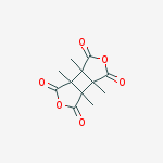 Structure of 1,2,3,4-TetraMethyl-1,2,3,4-cyclobutanetetracarboxylic Dianhydride
