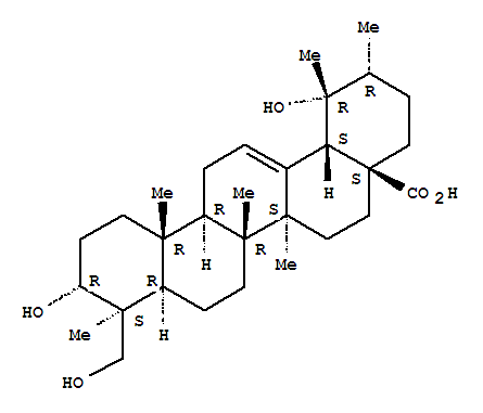 Structure of barbinervic acid
