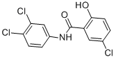 Structure of 3,4,5-TRICHLOROSALICYLANILIDE