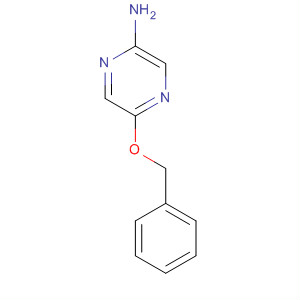 Structure of Pyrazinamine, 5-(phenylmethoxy)-