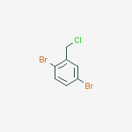 1,4-Dibromo-2-(chloromethyl)benzene结构式