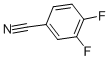 Structure of 3,4-DIFLUOROBENZONITRILE