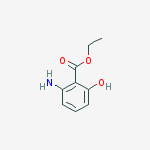 Structure of Benzoic acid, 2-amino-6-hydroxy-, ethyl ester
