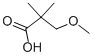 Structure of 3-methoxypivalic acid