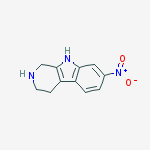 Structure of 7-Nitro-1,2,3,4-tetrahydro-9H-pyrido[3,4-b]indole