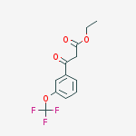 Structure of ETHYL 3-[3-(TRIFLUOROMETHOXY)-PHENYL]-3-OXOPROPANOATE