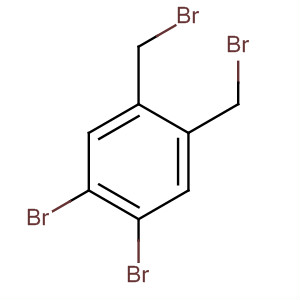 Structure of Benzene, 1,2-dibromo-4,5-bis(bromomethyl)-