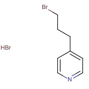 Structure of Pyridine, 4-(3-bromopropyl)-, hydrobromide