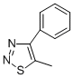 5-甲基-4-苯基-1,2,3-噻二唑结构式