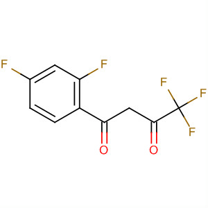 Structure of 1,3-Butanedione, 1-(2,4-difluorophenyl)-4,4,4-trifluoro-