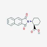 Structure of (1R,2R)-2-(NAPHTHALENE-2,3-DICARBOXIMIDO)CYCLOHEXANECARBOXYLIC ACID