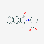 Structure of (1S,2S)-2-(NAPHTHALENE-2,3-DICARBOXIMIDO)CYCLOHEXANECARBOXYLIC ACID