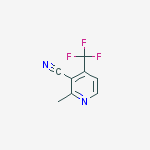 2-Methyl-4-(trifluoroMethyl)nicotinonitrile结构式