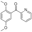 2-(2,5-DIMETHOXYBENZOYL)PYRIDINE结构式