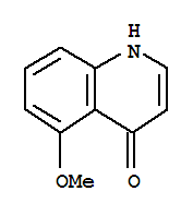 Structure of 4-HYDROXY-5-METHOXYQUINOLINE
