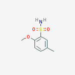 Structure of Benzamide, 2-methoxy-5-methyl-