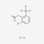 Structure of 2-FLUORO-6-TRIFLUOROMETHYL-BENZYLAMINE HYDROCHLORIDE