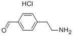 Structure of 4-(2-Aminoethyl)benzaldehyde hydrochloride (1:1)