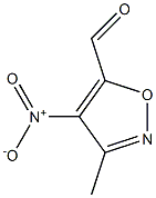 3-甲基-4-硝基异恶唑-5-甲醛结构式