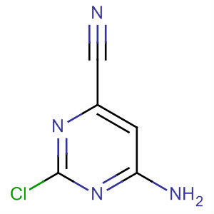 Structure of 4-Pyrimidinecarbonitrile, 6-amino-2-chloro-