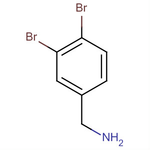 Structure of Benzenemethanamine, 3,4-dibromo-