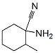 Structure of 1-Amino-2-methylcyclohexane-1-carbonitrile