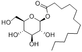 Structure of 1-OXODODECYL-BETA-D-GLUCOPYRANOSIDE, 99+%