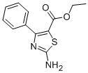 Structure of 5-Thiazolecarboxylicacid, 2-amino-4-phenyl-, ethyl ester