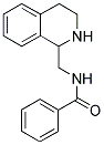 Structure of N-[(1,2,3,4-TETRAHYDRO-1-ISOQUINOLINE)METHYL]-BENZAMIDE