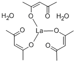 Structure of LANTHANUM ACETYLACETONATE HYDRATE