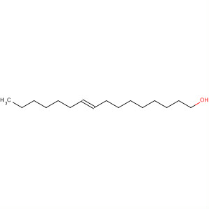 Structure of 9-Hexadecen-1-ol, (E)-