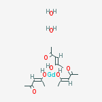 Structure of GADOLINIUM(III) ACETYLACETONATE DIHYDRAT E, 98%