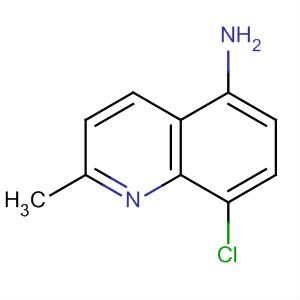 Structure of 5-Quinolinamine, 8-chloro-2-methyl-