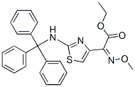 Structure of ethyl (Z)-alpha-(methoxyimino)-2-(tritylamino)thiazol-4-acetate