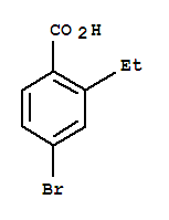Structure of 4-bromo-2-ethylbenzoic acid