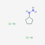 Structure of CYCLOPENTYLHYDRAZINE DIHYDROCHLORIDE