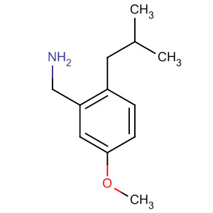 Structure of Benzenemethanamine, 4-methoxy-a-(2-methylpropyl)-
