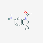 Structure of 1-(6'-Aminospiro[cyclopropane-1,3'-indolin]-1'-yl)ethanone