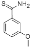 Structure of 3-METHOXY-THIOBENZAMIDE