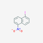 1-iodo-5-nitronaphthalene 的化学结构式