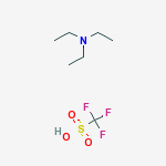 Methanesulfonic acid, 1,1,1-trifluoro-, ompd. with N,N-diethylethanamine (1:1)