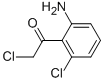 Structure of ETHANONE,1-(2-AMINO-6-CHLOROPHENYL)-2-CHLORO-
